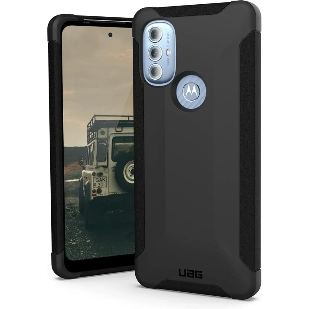 Urban Armor Gear for Motorola Moto G Power 2022 Black Shockproof Rugged Cover